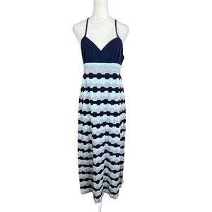 Anthropologie Saturday Sunday Maxi Dress Coastal Beachy Women's Size M